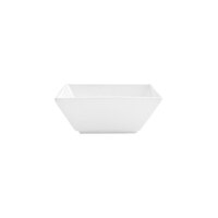 Front of the House Kyoto 10 oz. Bright White Square Porcelain Bowl - 12/Case