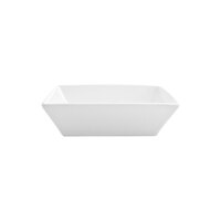 Front of the House Kyoto 26 oz. Bright White Square Porcelain Bowl - 12/Case