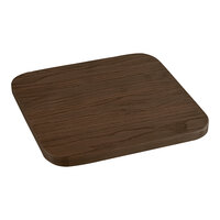 Lancaster Table & Seating Alloy Series Walnut Wood Seat for Alloy Barstools