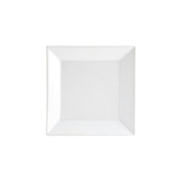 Front of the House Kyoto 8 1/2" Bright White Square Porcelain Plate - 12/Case