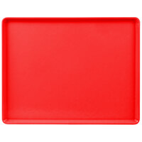 Cambro 1418D521 14" x 18" Cambro Red Dietary Tray - 12/Case