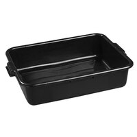 Carlisle 4401003 Comfort Curve 20" x 15" x 5" Black Polyethylene Bus Tub