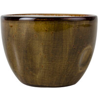 Tuxton GGW-042 TuxTrendz Artisan Geode Walnut 8 oz. China Bouillon Cup - 24/Case