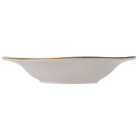 Tuxton GGM-062 TuxTrendz Artisan Geode Mushroom 9.5 oz. Wide Rim China Soup Bowl - 24/Case