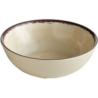 Carlisle 5400553 Mingle 17 oz. Sweet Cream Small Melamine Bowl - 12/Case