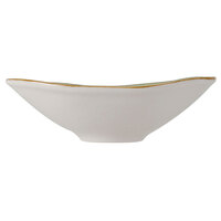 Tuxton GGO-402 TuxTrendz Artisan Geode Olive 11.5 oz. China Capistrano Bowl - 12/Case