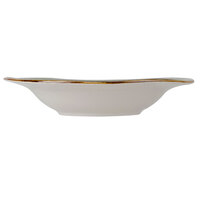 Tuxton GGO-062 TuxTrendz Artisan Geode Olive 9.5 oz. Wide Rim China Soup Bowl - 24/Case