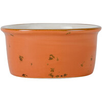 Tuxton GGC-752 TuxTrendz Artisan Geode Coral 2.5 oz. China Ramekin - 24/Case