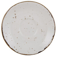 Tuxton GGA-086 TuxTrendz Artisan Geode Agave 5" China Saucer - 24/Case