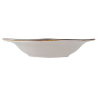 Tuxton GGW-062 TuxTrendz Artisan Geode Walnut 9.5 oz. Wide Rim China Soup Bowl - 24/Case