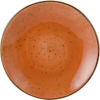 Tuxton GGC-003 TuxTrendz Artisan Geode Coral 7 1/4" China Plate - 24/Case