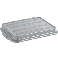 Vollrath 1500-31 Traex® 20" x 15" x 2" Gray High Density Polyethylene Raised Snap-On Bus Tub Lid