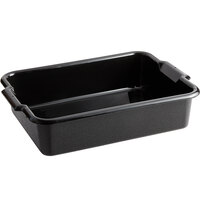 Vollrath 52611 Signature 20" x 15" x 5" Black High Density Polyethylene Bus Tub