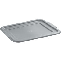 Vollrath 52424 Signature 20" x 15" Gray High Density Polyethylene Recessed Bus Tub Lid