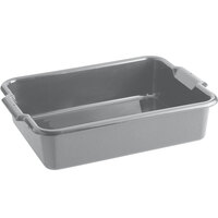 Vollrath 52612 Signature 20" x 15" x 5" Gray High Density Polyethylene Bus Tub