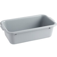 Vollrath 52629 Signature 20" x 12" x 6" Gray High Density Polyethylene Undercounter Bus Tub