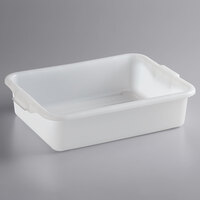 Vollrath 1521-05 Traex® 20" x 15" x 5" White High Density Polyethylene Bus Tub