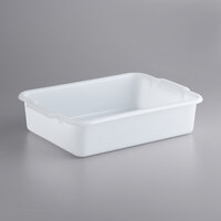 Vollrath 52615 Signature 20" x 15" x 5" White High Density Polyethylene Bus Tub