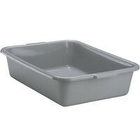 Vollrath 1521B-31 Traex® 20" x 15" x 5" Gray High Density Polyethylene Bus Tub - Bulk