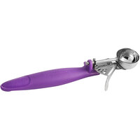 Hamilton Beach 80-40 #40 Orchid Thumb Press Disher with Ergonomic Handle - 0.68 oz. Allergen-Free