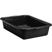 Vollrath 1521-06 Traex® 20" x 15" x 5" Black High Density Polyethylene Bus Tub