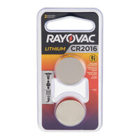 Rayovac KECR2016-2G 3V CR2016 Lithium Coin Button Batteries - 2/Pack