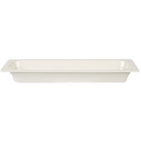 GET ML-158-IV 1/2 Size Long 2 1/2" Deep Ivory Melamine Food Pan - 6/Case