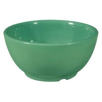 GET B-45-FG Diamond Mardi Gras 10 oz. Rainforest Green Melamine Bowl - 24/Case