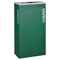 Ex-Cell Kaiser RC-KD17-P EGX Kaleidoscope XL Series Emerald Texture 17 Gallon Rectangular Paper Receptacle