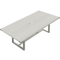 Safco MRCS8WAH Mirella 8' White Ash Rectangular Conference Table