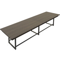 Safco MRH16STO Mirella 16' Southern Tobacco Two-Tier Rectangular Standing Conference Table