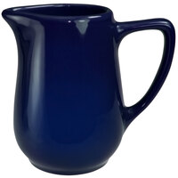 International Tableware CA-60-CB Cancun 13 oz. Cobalt Blue Stoneware Creamer - 36/Case