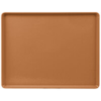 Cambro 1418D514 14" x 18" Earthen Gold Dietary Tray - 12/Case