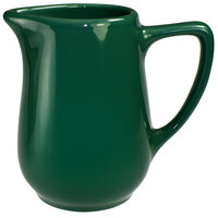 International Tableware CA-60-G Cancun 13 oz. Green Stoneware Creamer - 36/Case