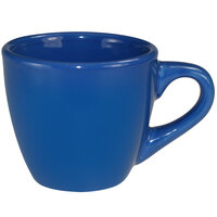 International Tableware CA-35-LB Cancun 3.5 oz. Light Blue Stoneware A.D. Demi / Espresso Cup - 36/Case