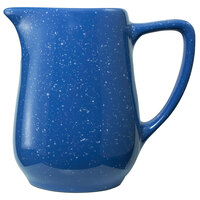 International Tableware CF-60 Campfire 13 oz. Speckle Ocean Blue Stoneware Creamer - 12/Case