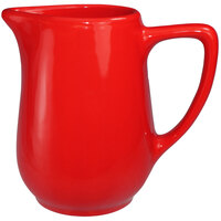 International Tableware CA-60-CR Cancun 13 oz. Crimson Red Stoneware Creamer - 36/Case