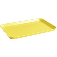 Cambro 1218MT145 12" x 18" Yellow Fiberglass Market Tray