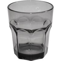 Carlisle 581218 Louis 12 oz. Smoke SAN Plastic Tumbler - 24/Case