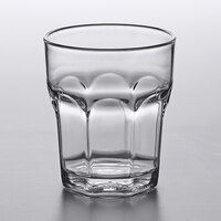 Carlisle 581207 Louis 12 oz. Clear SAN Plastic Tumbler - 4/Pack