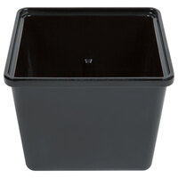 GET ML-149-BK 2 Qt. Black Square Melamine Crock