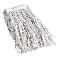 Carlisle 369816B00 #16 Natural Small Cotton Cut-End Wet Mop Head with 1" Headband