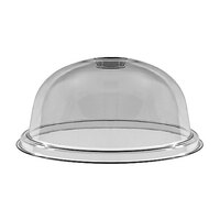 GET HI-2013-CL Mediterranean Clear Round SAN Plastic Dome Cover for HI-2010 - 6/Case