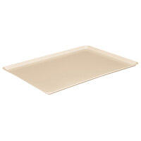 MFG Tray 375301-1559 14 9/16" x 20 7/8" Beige Rectangle Low Profile Fiberglass Dietary Tray - 12/Pack