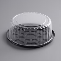 Choice 8" Low Dome Cake Display Container with Clear Dome Lid