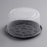 Choice 8" High Dome Cake Display Container with Clear Dome Lid - 100/Case