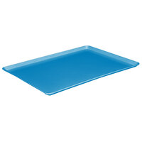 MFG Tray 375301-1420 14 9/16" x 20 7/8" Sky Blue Rectangle Low Profile Fiberglass Dietary Tray - 12/Pack