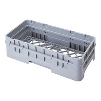 Cambro HBR414151 Soft Gray Camrack Half Size Open Base Rack with 1 Extender