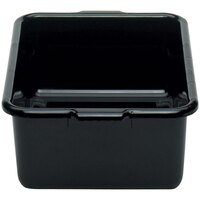 Cambro 21157CBR110 Regal Cambox 21" x 15" x 7" Black Plastic Bus Tub