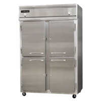 Continental Refrigerator 2RFNSA-HD 52" Half Door Dual Temperature Reach-In Refrigerator / Freezer